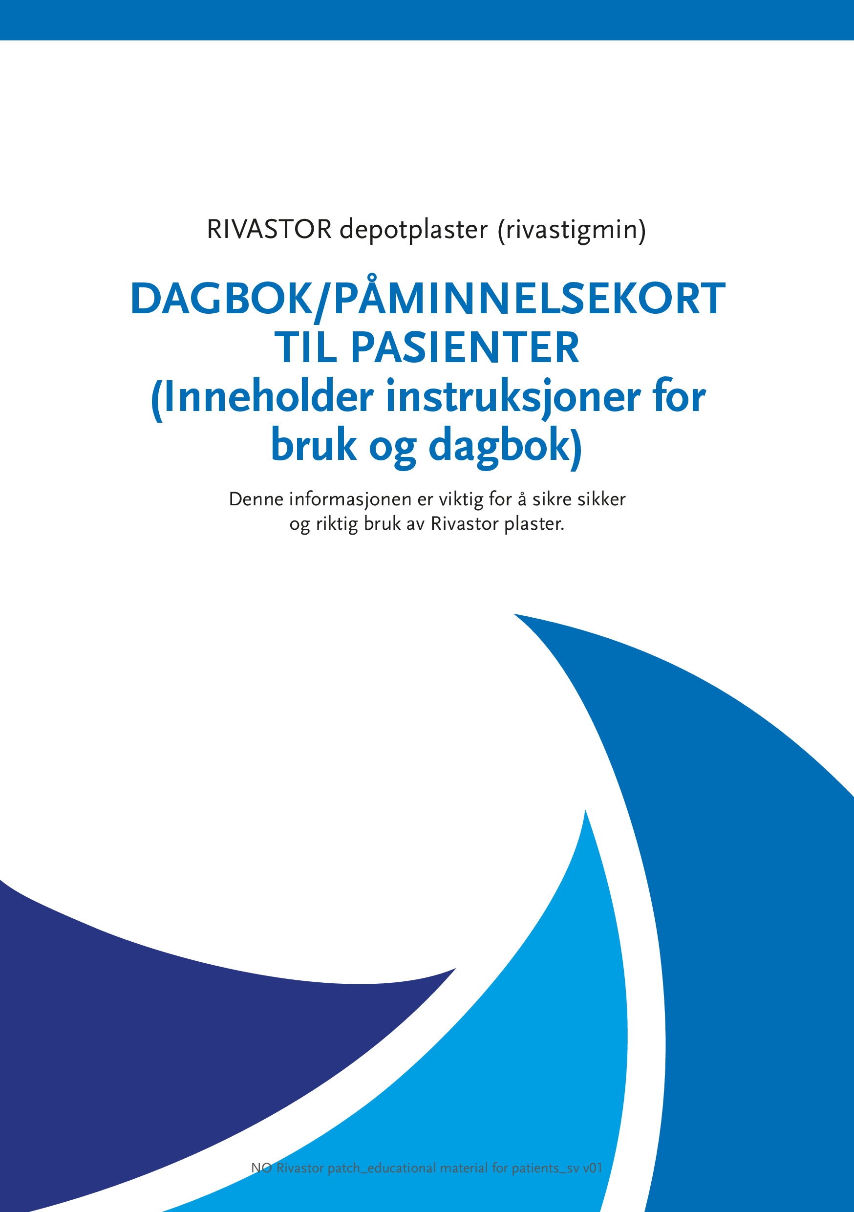 Dagbok/Påminnelsekort til pasienter