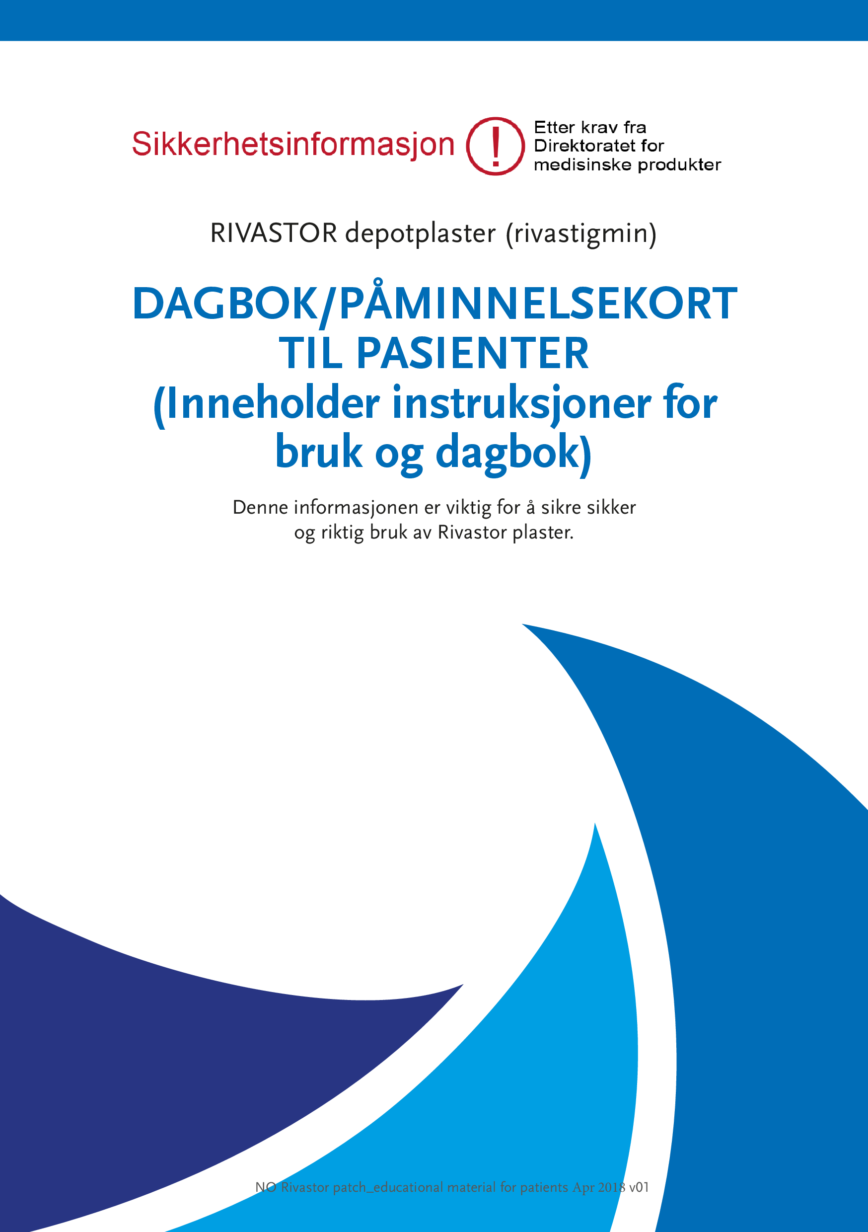 Dagbok/Påminnelsekort til pasienter